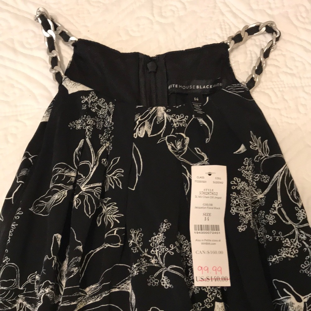 Black floral jumpsuit